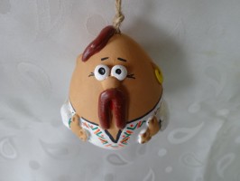 Сувенир колокол лепной Хохол